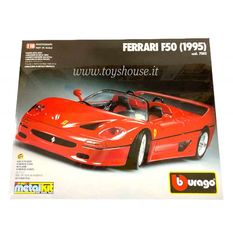 modellino auto scala 1/18 Ferrari F50 modellini da collezione