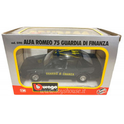 Bburago scala 1:24 articolo 0190 Super Collection Alfa Romeo 75 Guardia Di Finanza