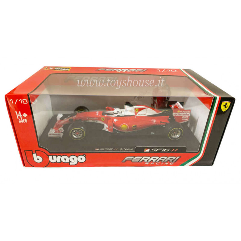 Bburago scala 1:18 articolo 18-16802 Ferrari Racing Collection F1 Ferrari SF16-T Vettel