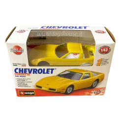 Bburago scala 1:43 articolo 49241 1:43 Kit Collection Chevrolet Corvette