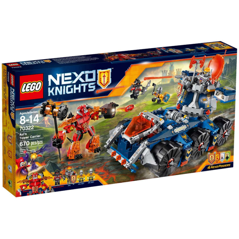 Lego Nexo Knights 70322 Il Porta-torre di Axl