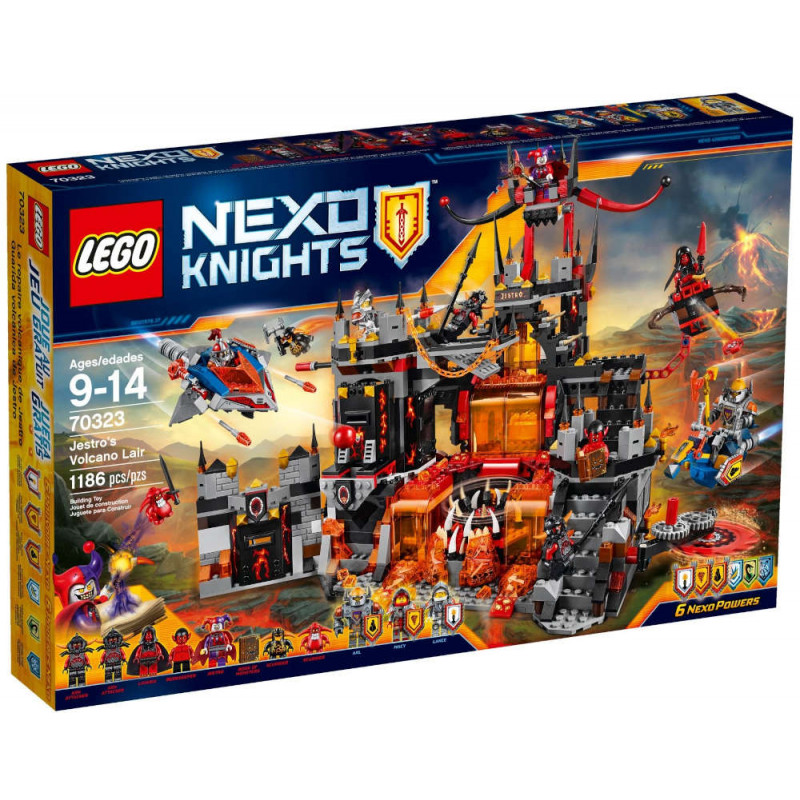 Lego Nexo Knights 70323 Il Palazzo Vulcanico di Jestro