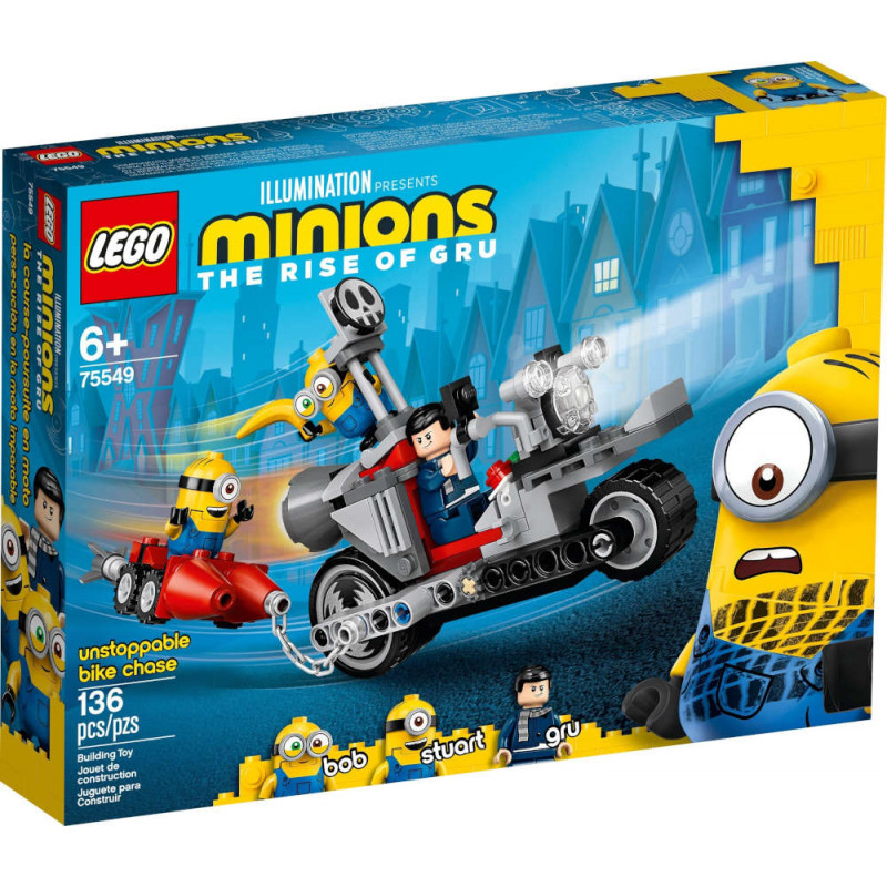 Lego Minions 75549 Unstoppable Bike Chase