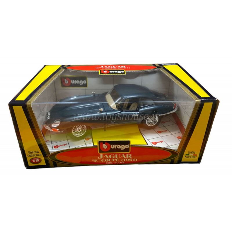 Bburago 1:18 scale item 30018 Special Collection Jaguar E Coupé 1961