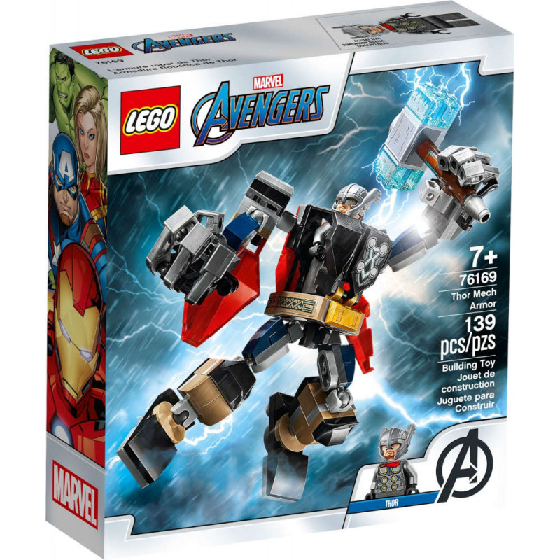 Lego Marvel Super Heroes 76169 Armatura Mech Di Thor