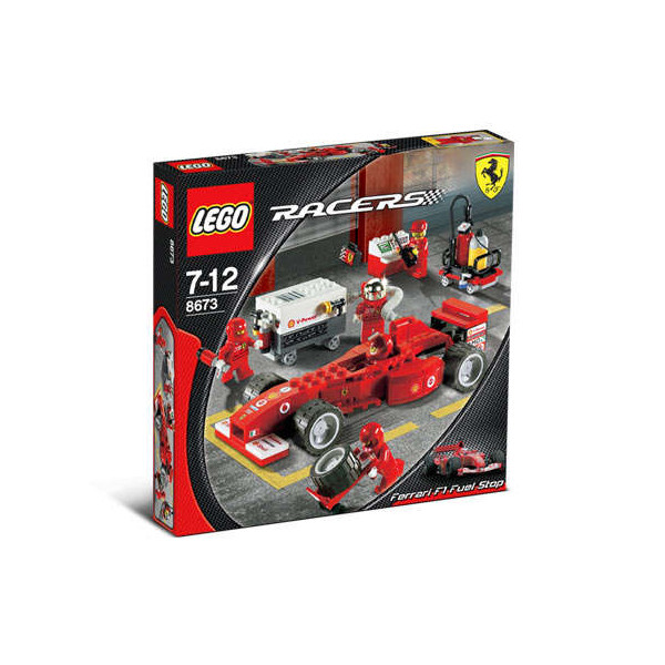 Lego Racers 8673 Ferrari F1 Fuel Stop