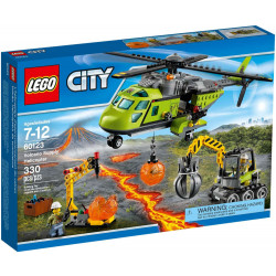 Lego City 60123 Volcano Supply Helicopter