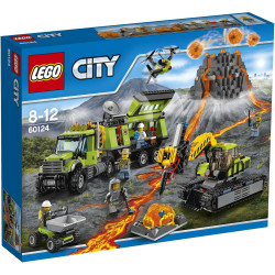 Lego City 60124 Base Delle Esplorazioni Vulcanica