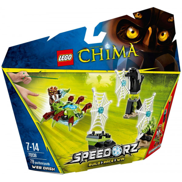 Lego Legends of Chima 70138 Slalom Tra Le Ragnatele