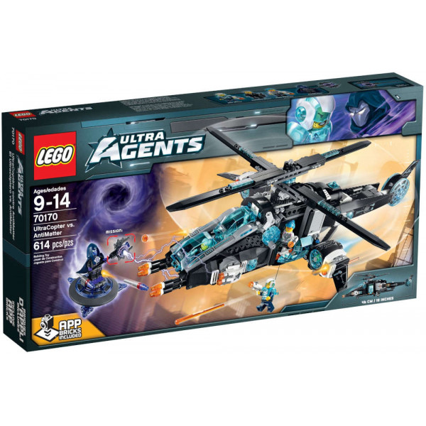 Lego Ultra Agents 70170 Ultra Copter Vs. Antimatter