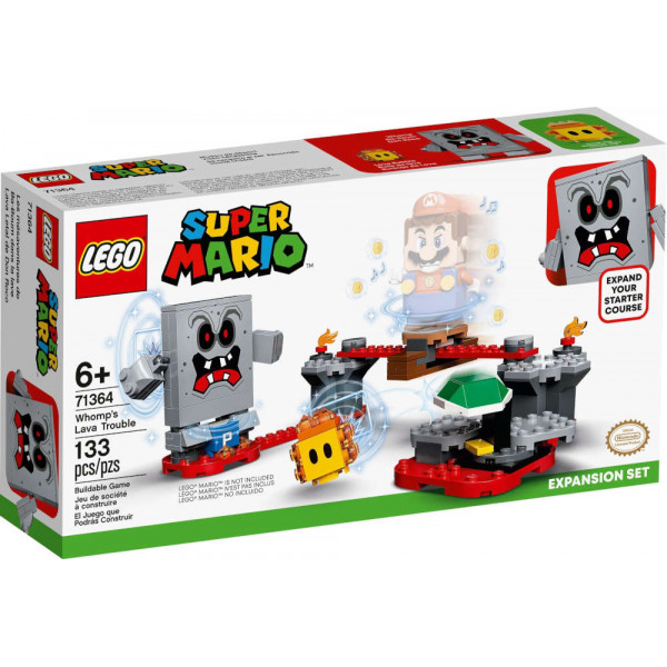 Lego Super Mario 71364 Whomp's Lava Trouble Expansion Set