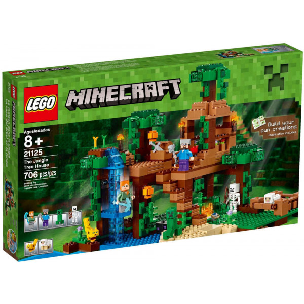 Lego Minecraft 21125 La Casa Sull'Albero Della Giungla