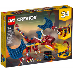 Lego Creator 3in1 31102 Fire Dragon