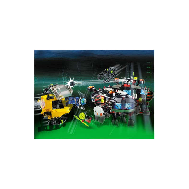 Lego Alpha Team 4795 Ogel Underwater Base And At Sub