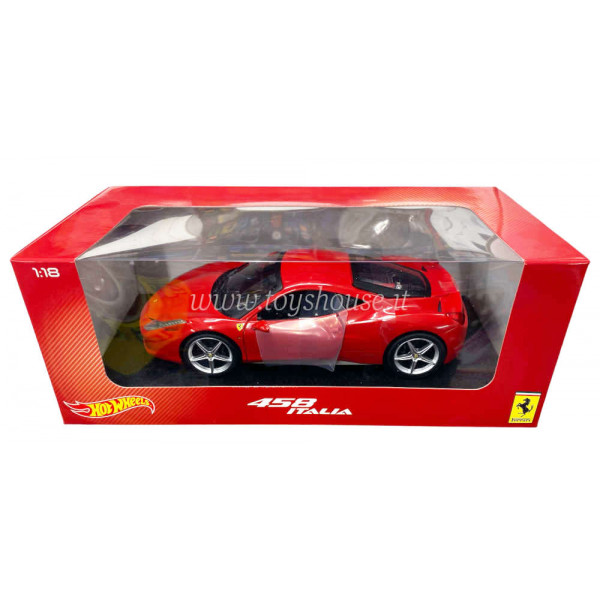 Hot Wheels 1:18 scale item T6917 Foundation Ferrari 458 Italia