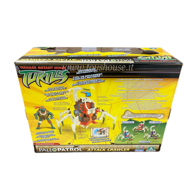 Teenage Mutant Ninja Turtles TMNT Paleo Patrol Michelangelo's Attack ...