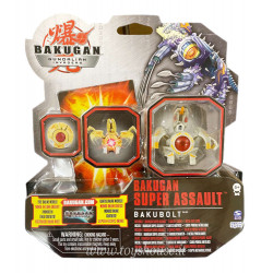 Bakugan Gundalian Invaders Super Assault Bakubolt Spin Master Action Figure