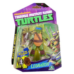 Teenage Mutant Ninja Turtles Nickelodeon Battle Shell Leo Giochi Preziosi Action Figure