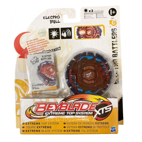 Beyblade Electro Battlers Extreme Top System XTS Electro Bull X-54 Hasbro