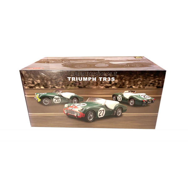 Kyosho modello in scala 1:18 articolo 08033 Triumph TR3S Spider 24h Le Mans 1959