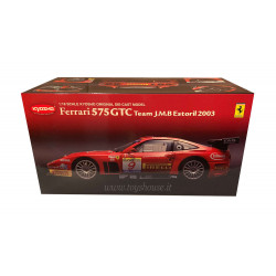 Kyosho modello in scala 1:18 articolo 08393B Ferrari 575 GTC Team J.M.B. Estoril 2003