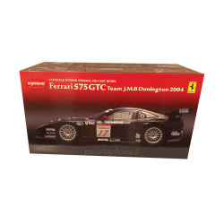 Kyosho modello in scala 1:18 articolo 08393C Ferrari 575 GTC Team J.M.B. Donington 2004