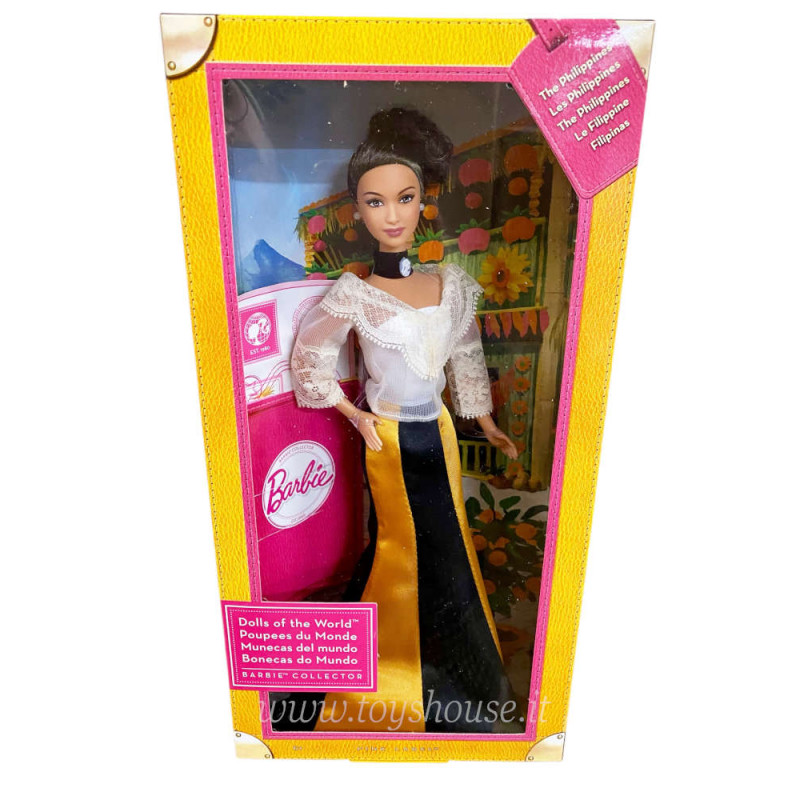 Barbie Philippines X8423 Dolls of the World Collection Pink Label