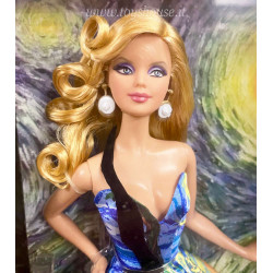 Barbie Vincent Van Gogh Starry Night V0445 The Museum Collection Pink Label