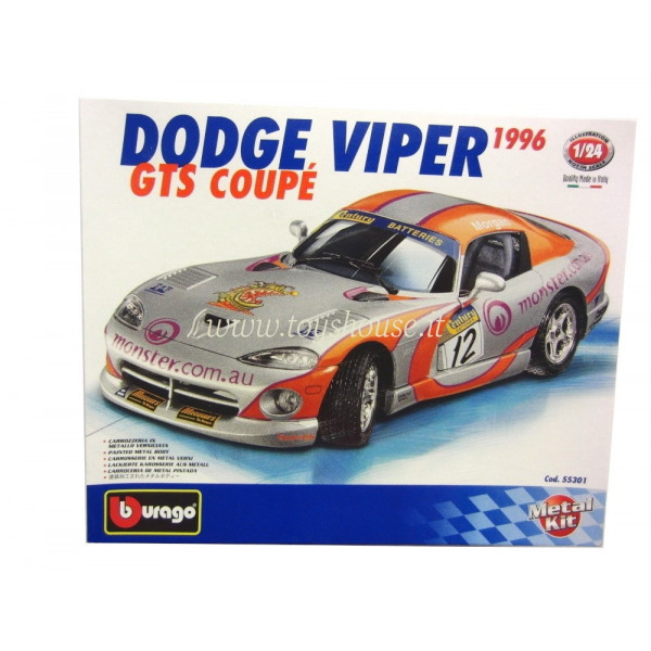 Bburago 1:24 scale item 55301 Bijoux Kit Dodge Viper GTS Coupé