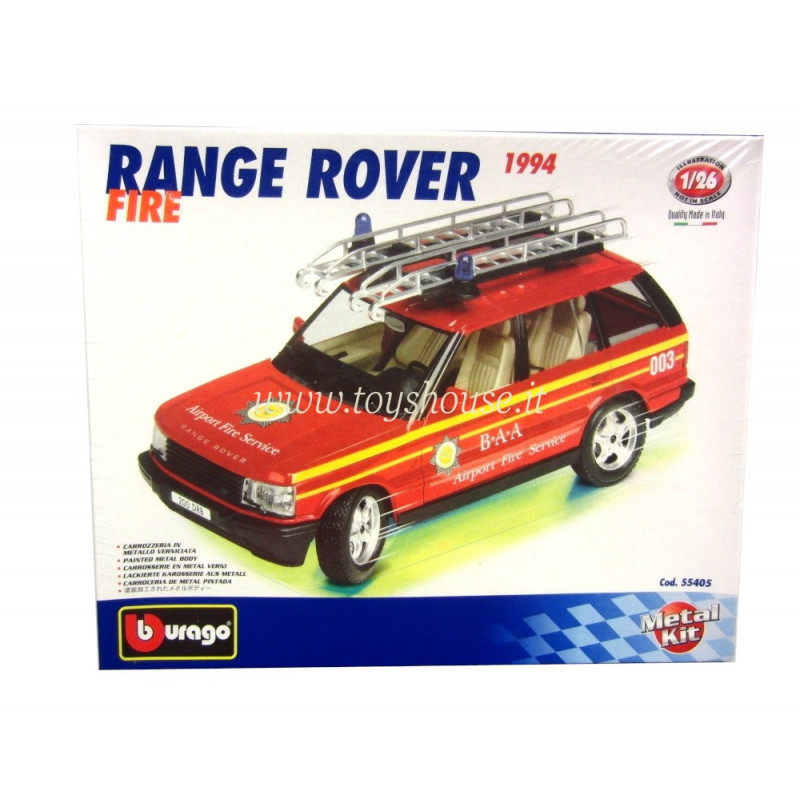 Bburago 1:24 scale item 55405 Bijoux Kit Range Rover Fire