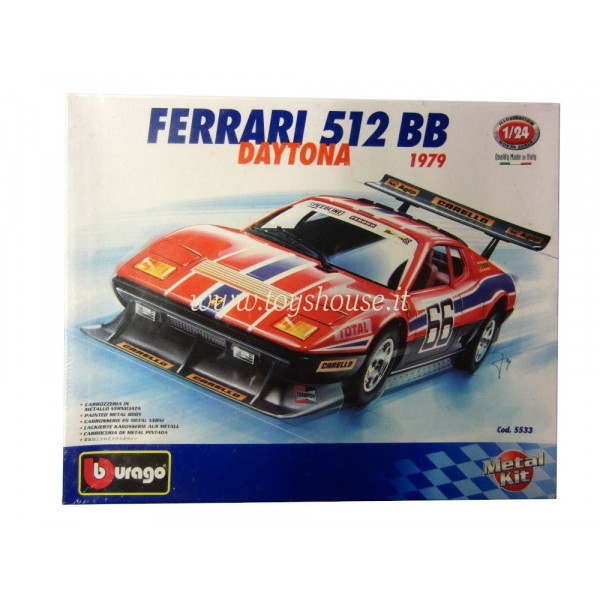 Bburago scala 1:24 articolo 5533 Bijoux Kit Ferrari 512 BB Daytona