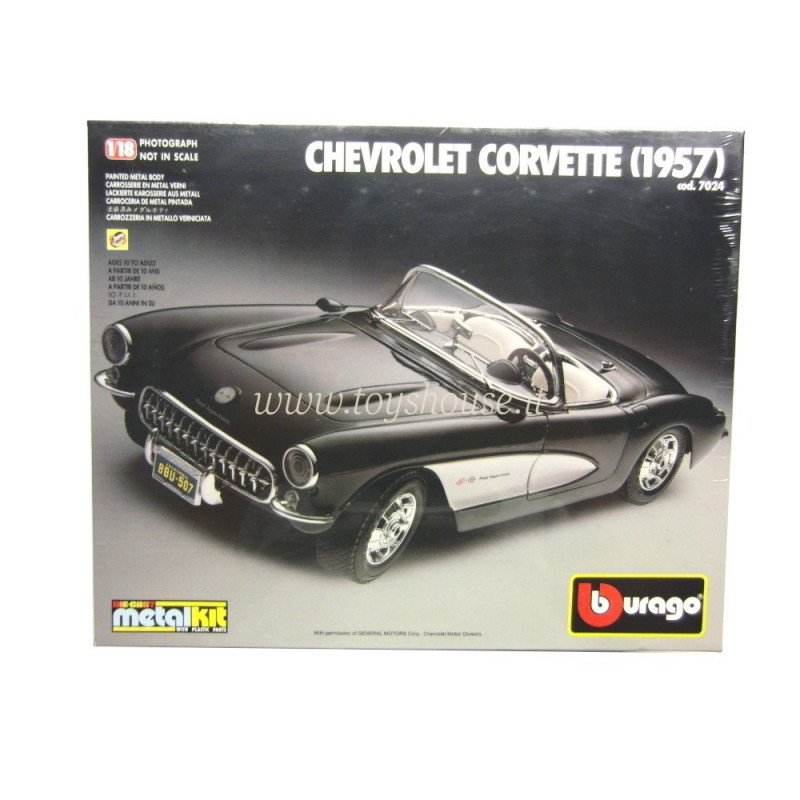 Bburago 1:18 scale item 7024 Kit Collection Chevrolet Corvette