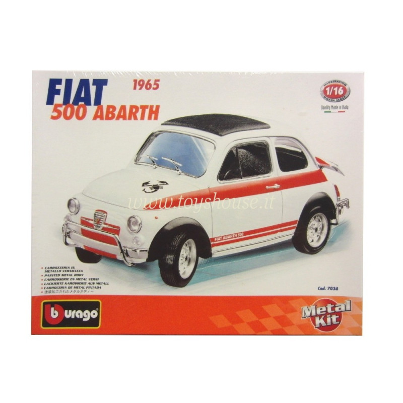 Bburago scala 1:18 articolo 7034 Kit Collection Fiat 500 Abarth