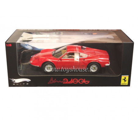 Hot Wheels scala 1:18 articolo N2044 Elite Ferrari Dino 246 GT Ed.Lim. 10000 pz