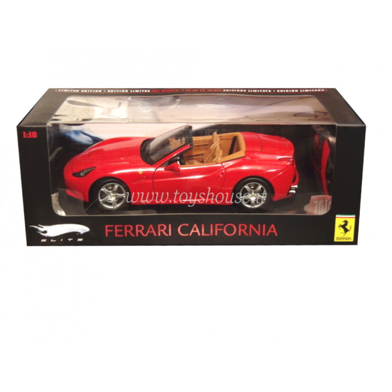 Hot Wheels scala 1:18 articolo N2042 Elite Ferrari California Spider Ed.Lim. 10000 pz