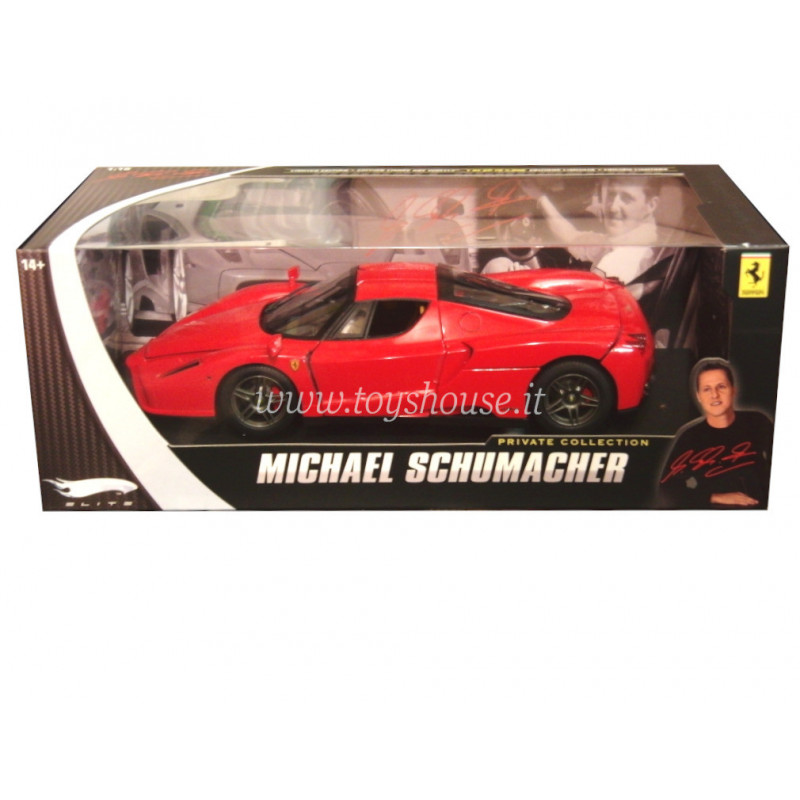 Hot Wheels 1:18 scale item N2058 Elite Ferrari Enzo Michael Schumacher Private Collection Lim.Ed. 5000 pcs