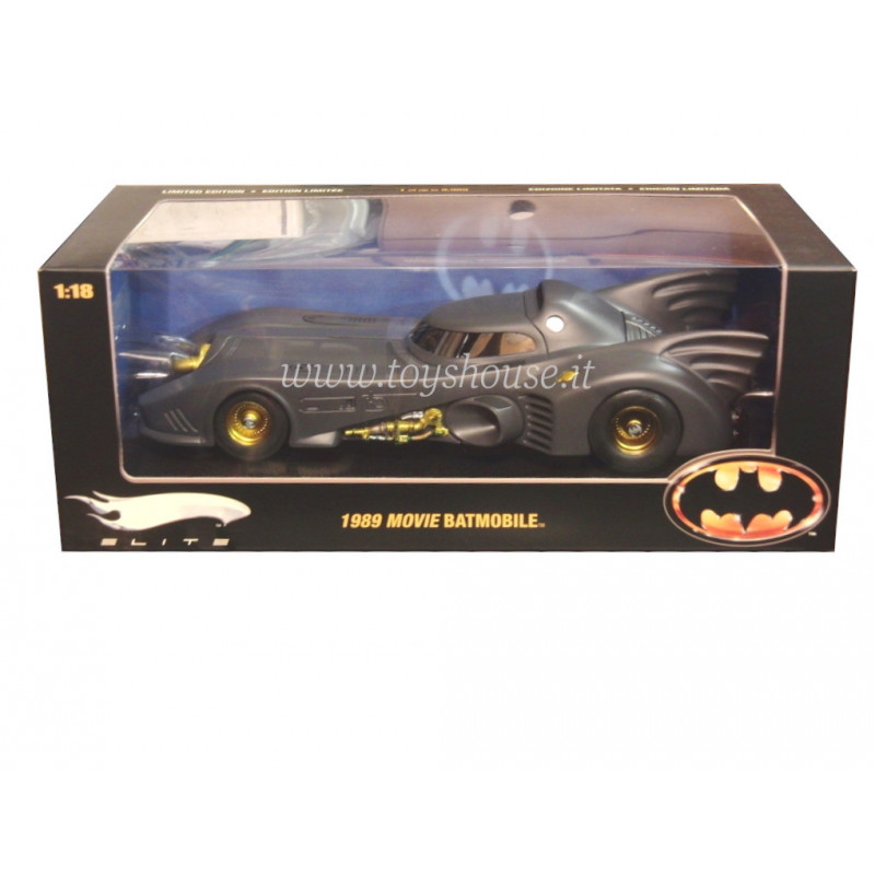 Hot Wheels scala 1:18 articolo R1794 Elite Batmobile Batman 1989 Ed.Lim. 9989 pz
