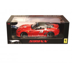 Hot Wheels 1:18 scale item T6251 Elite Ferrari 599XX Lim.Ed. 10000 pcs