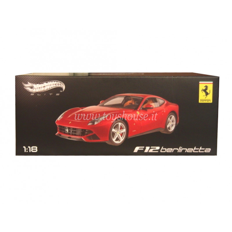Hot Wheels scala 1:18 articolo X5474 Elite Ferrari F12 Berlinetta