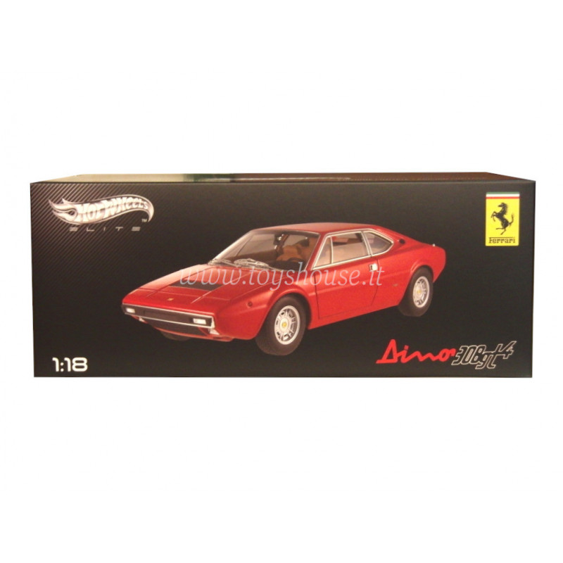 Hot Wheels 1:18 scale item X5482 Elite Ferrari Dino 308 GT4 Lim.Ed. 5000 pcs