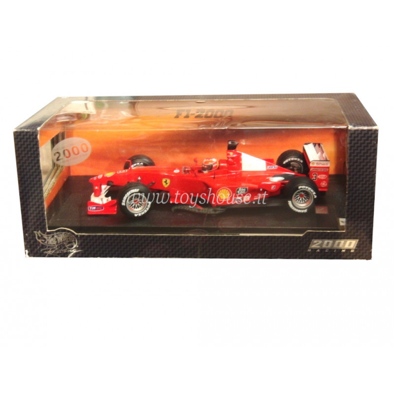 Hot Wheels 1:18 scale item 26737 Racing Ferrari F2000 Schumacher 2000 (GP Malaysia)