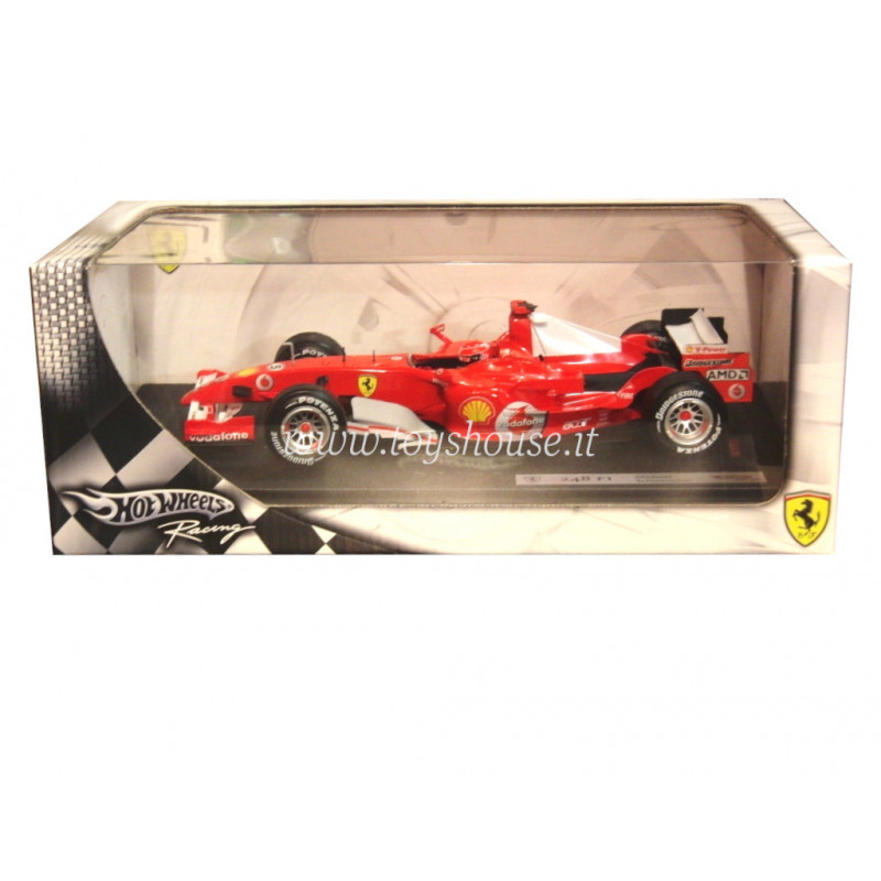 Hot Wheels scala 1:18 articolo J2980 Racing Ferrari 248 F1 Schumacher 2006 (No Decals)