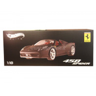 Hot Wheels 1:18 scale item X5485 Elite Ferrari 458 Italia Spider Lim.Ed. 5000 pcs