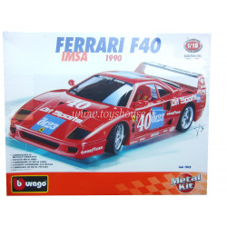 Bburago scala 1:18 articolo 7032 Kit Collection Ferrari F40 IMSA