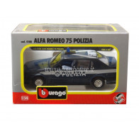 Bburago scala 1:24 articolo 0188 Super Collection Alfa Romeo 75 Polizia