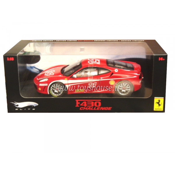 Hot Wheels 1:18 scale item J2923 Elite Ferrari F430 Challenge Limited Edition