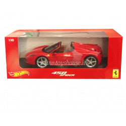 Hot Wheels 1:18 scale item X5527 Foundation Ferrari 458 Italia Spider
