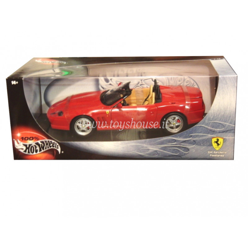 Hot Wheels 1:18 scale item 29441 Foundation Ferrari 550 Barchetta Pininfarina