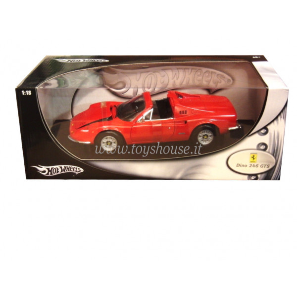 Hot Wheels 1:18 scale item 54601 Foundation Ferrari Dino 246 GTS
