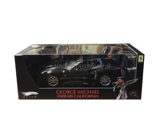 Hot Wheels 1:18 scale item T6256 Elite Ferrari California Spider George Michael Limited Edition 5000 pcs